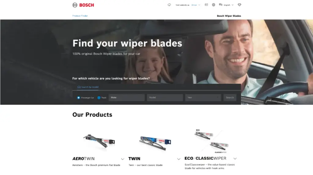 robert bosch gmbh wiper blades