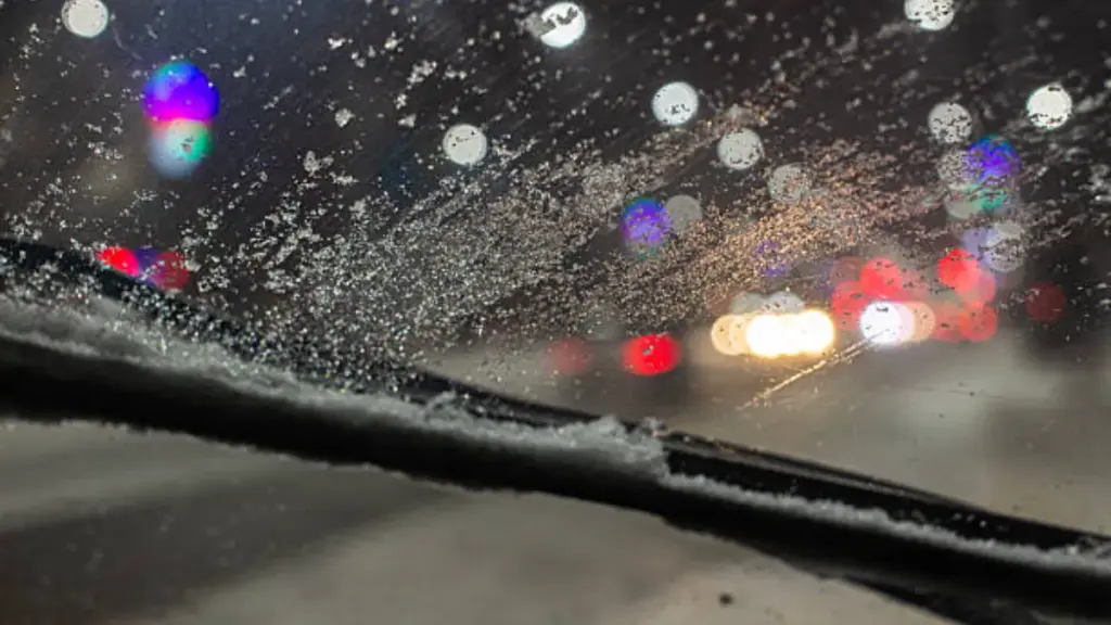 close up of the wiper blade