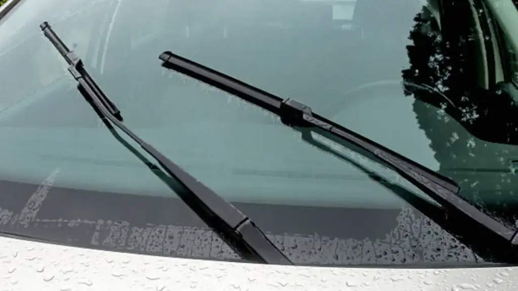 Wet Windshield Reflections Patterns Textures and Wiper Blades
